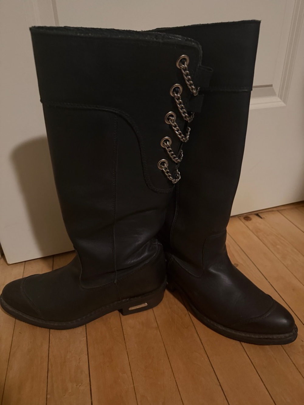 VINTAGE 15” Harley Davidson Chained Riding Boots